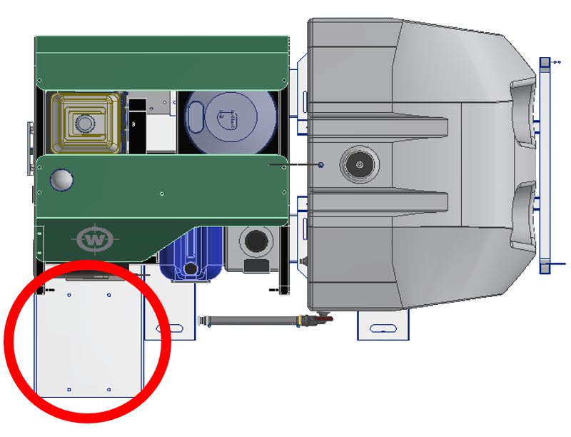 1430L Water Tank For Foamstream L12